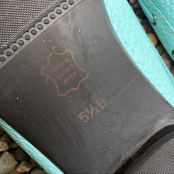 TALBOTS Slip On Mint Gisele Leather Loafers Slides Flats BUTTERFLY SHOES 5.5 B‍‍ - Picture 16 of 16